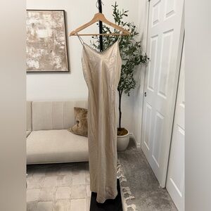 Quince Silk Maxi Dress